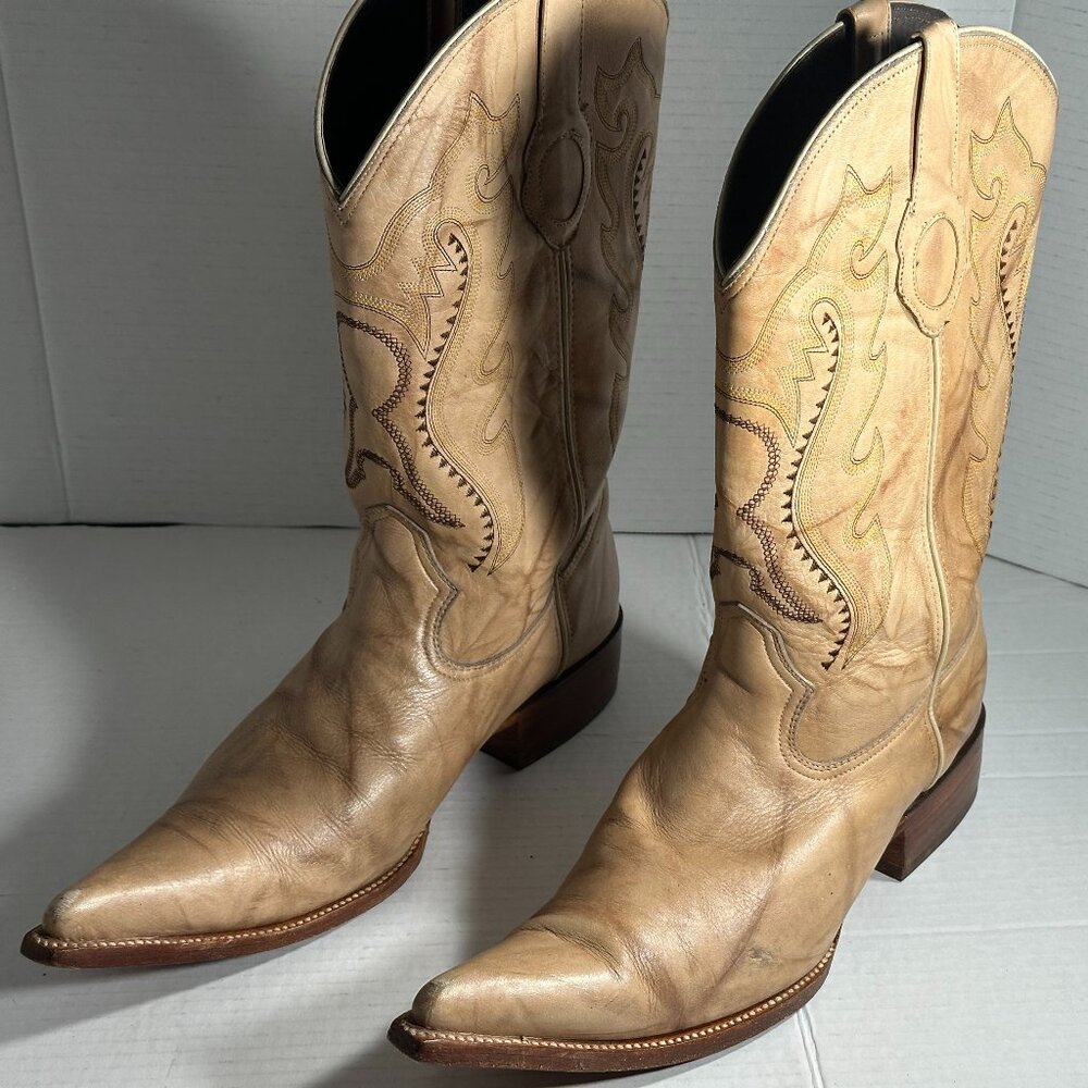 Men's Size 10 Tan Leather  Boots